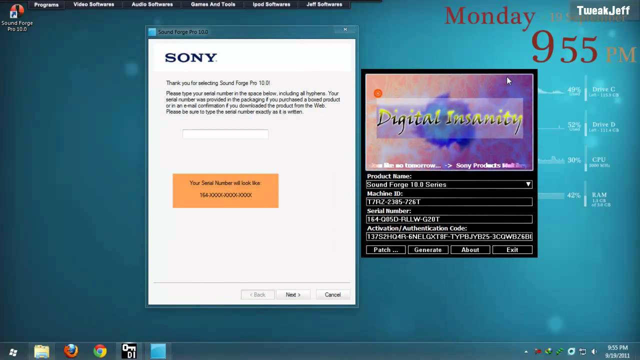 Sony Sound Forge 9.0 And KeyGen